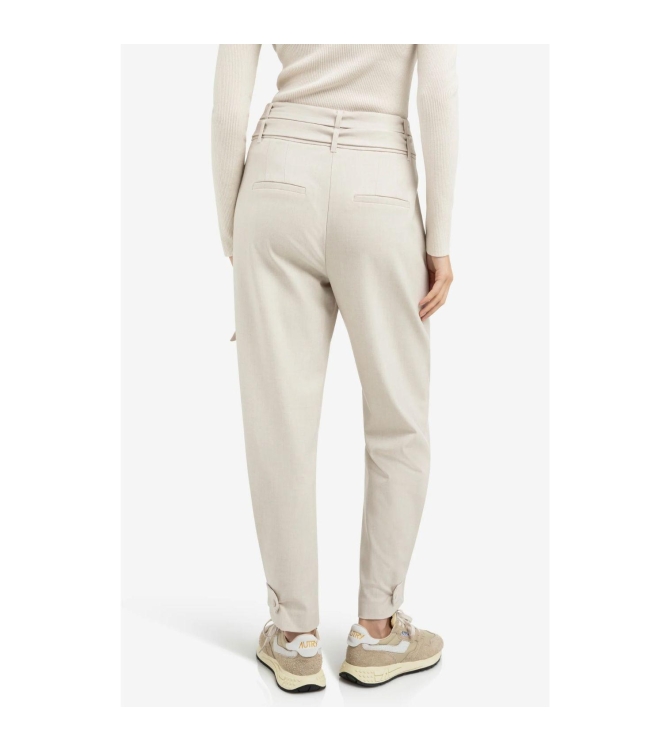 Yaya Broek met dubbele riem 99044 Kit beige