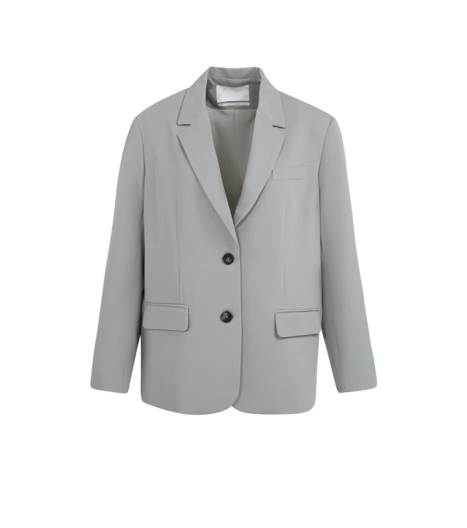 Yaya Oversized blazer met knopen 99047Iron grey