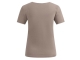 Yaya T-shirt met contrastbies 81312 Deep taupe brown