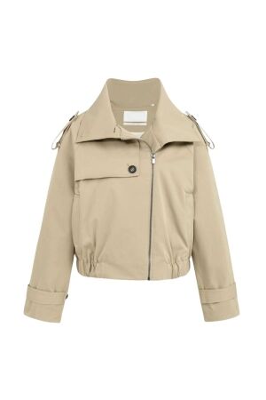 Yaya Kort trenchcoat bomberjack 99045 Khaki green