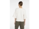 Yaya Short sleeve sweatshirt with r 990642 Ivory white mel