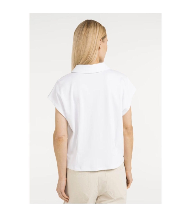 Yaya Jersey blouse with darts 00000 Pure white