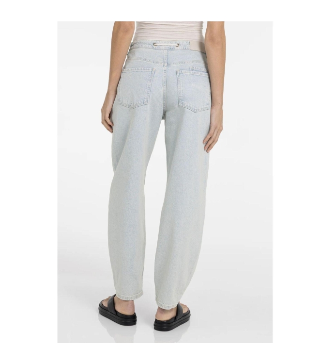 Yaya Colored worker denim w. cord 99060 Light denim