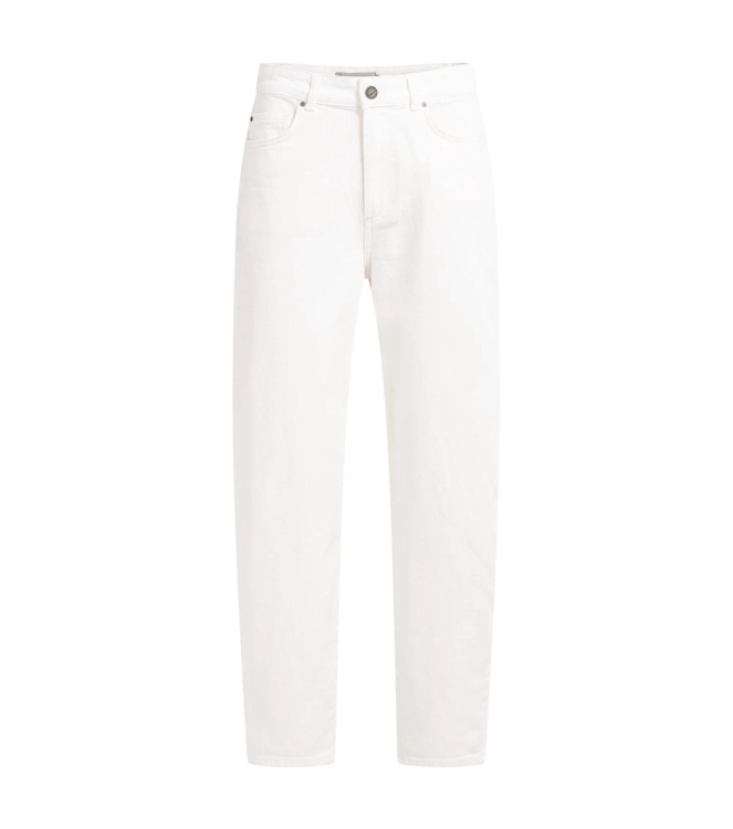 Yaya High waist barrel jeans 99050 Off white denim