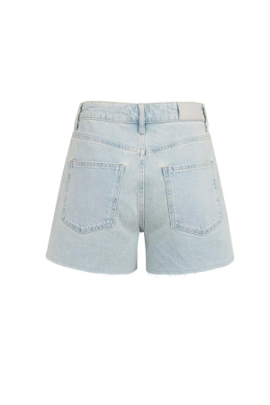 Yaya Loose fit colored worker short 99060 Light denim
