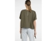 Yaya Boxy top with adjustable waist 99065 Army green