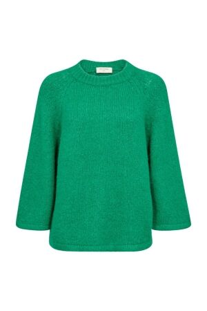 Freequent FQGRSLULU-PULLOVER Bright Green Melange