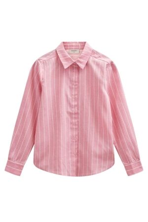 Freequent FQSOLLY-SHIRT Wild Orchid w. Star Off-white