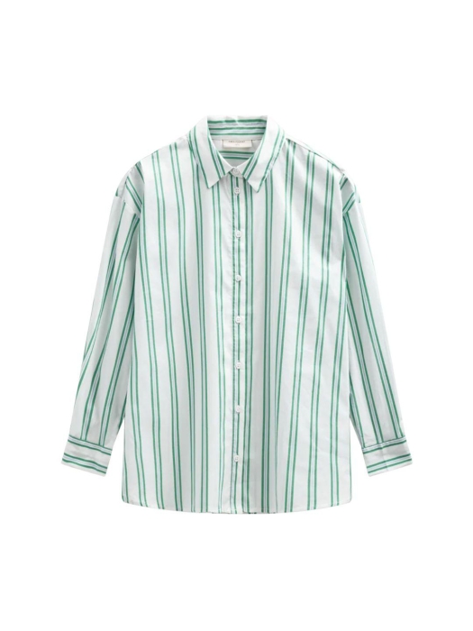 Freequent FQFINA-SHIRT Star Off-White w. Bright Green