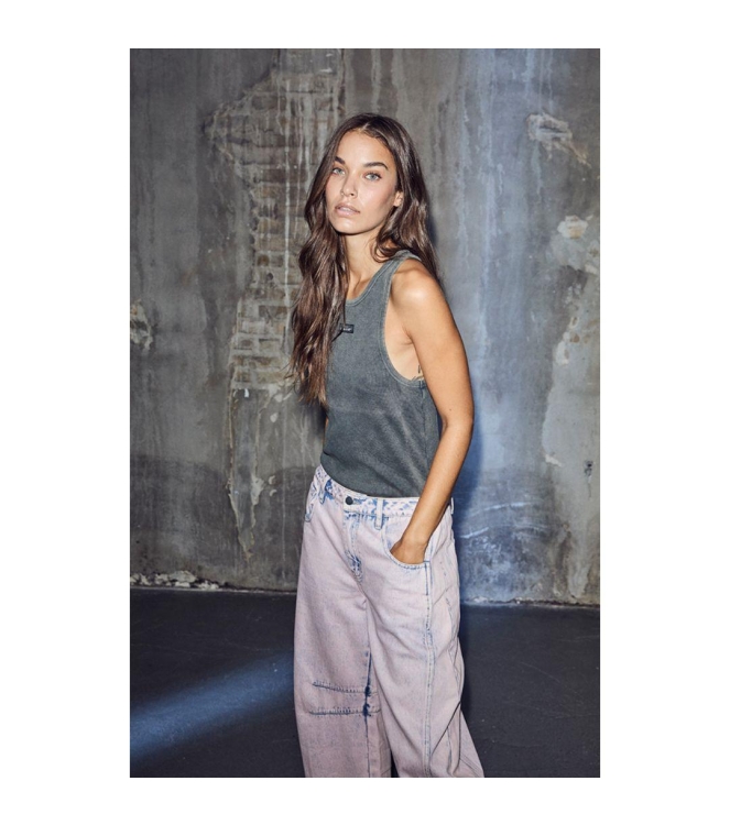 Haute L Amitie Drew Barrel Panel Tall Jeans Iced Rose Iced Rose