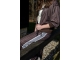 Haute L Amitie Baggy Pin Stripe Track Tall Pants Mocca