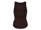 Co Couture ClaireCC Rib Tank Top Dark Brown
