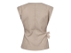 Co Couture SalvieCC Pleat Top Bone