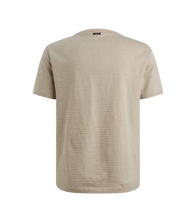 Vanguard Short sleeve r-neck mercerised mel 8265 Pure cashmere