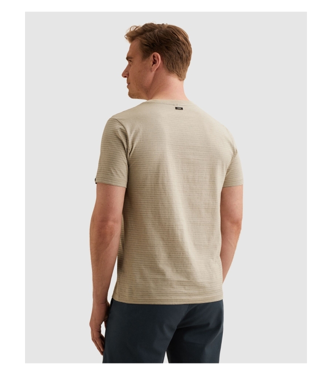 Vanguard Short sleeve r-neck mercerised mel 8265 Pure cashmere