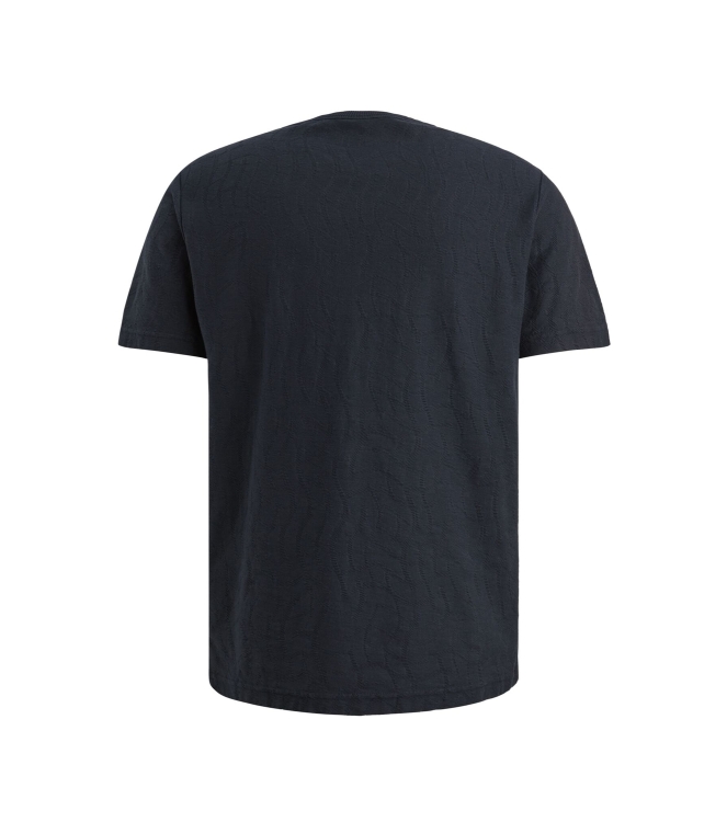 PME Legend Short sleeve r-neck jacquard jerse 5282 Carbon