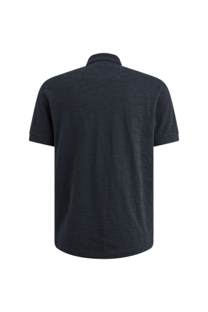 PME Legend Short sleeve polo jacquard jersey 5282 Carbon