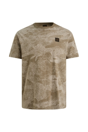PME Legend Short sleeve r-neck single jersey 6389 Dusky green