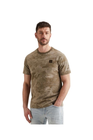 PME Legend Short sleeve r-neck single jersey 6389 Dusky green