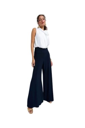 Joseph Ribkoff LDS Jumpsuit 2229 Midnight blue/vanilla