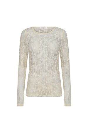 Co Couture BarbCC O-Neck Blouse Off white