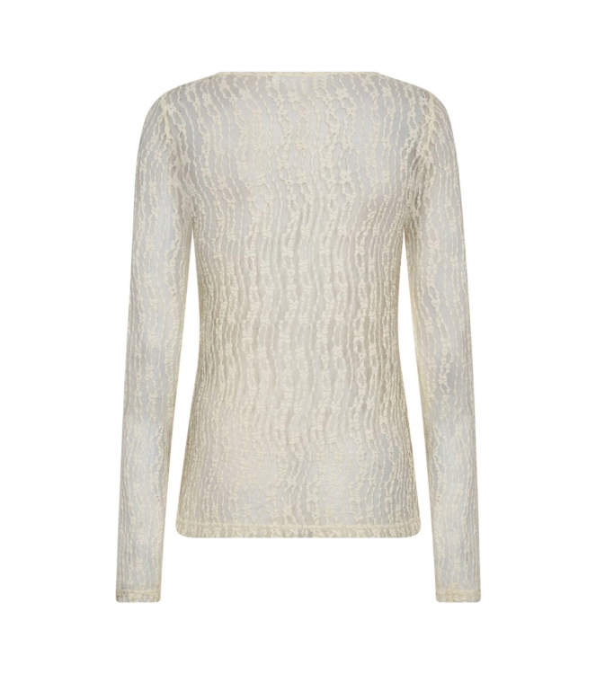 Co Couture BarbCC O-Neck Blouse Off white