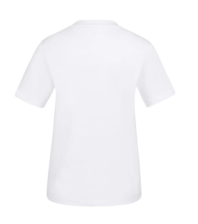 Yaya Round neck T-shirt 00000 Pure white
