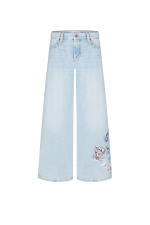 Cambio Palazzo cropped blumenstrick 5313 Cross superbleached