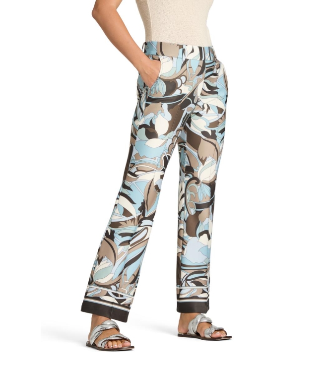 Cambio Francoise cropped 887 Fancy sky/blue/coffe/haze