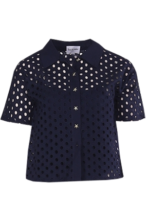 Leo en Ugo SHIRT JE924 NAVY BLUE