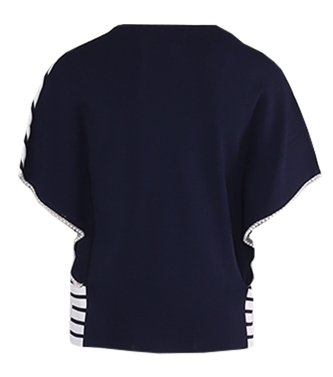 Leo en Ugo TOP ME400 NAVY/WHITE