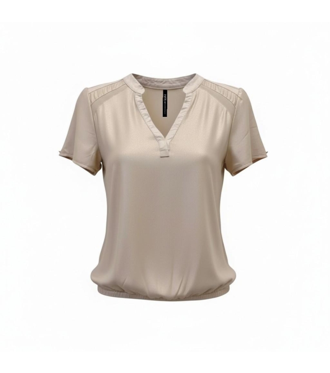 ZIP73 Top Leather V Champagne Glow 255-Champagne