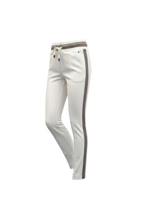 ZIP73 Pant Knitted Board Off-White/Taupe 205-Taupe