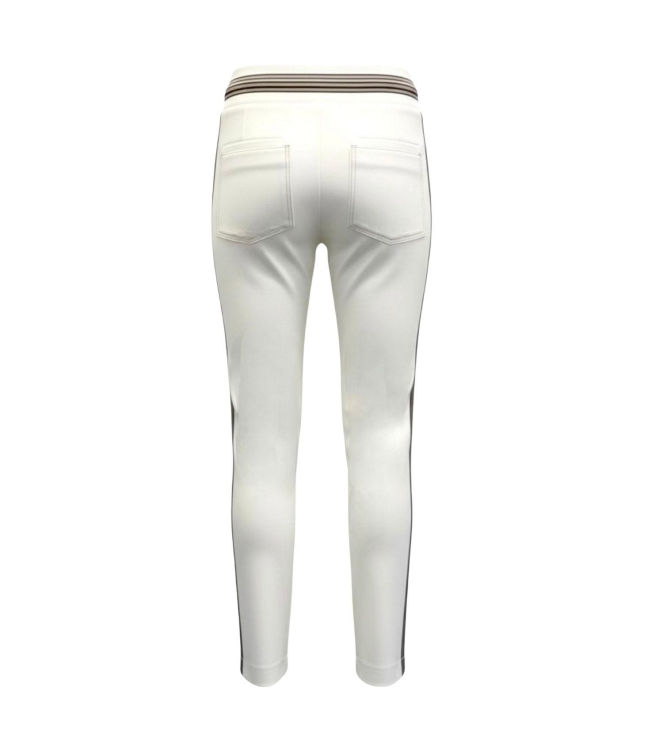 ZIP73 Pant Knitted Board Off-White/Taupe 205-Taupe