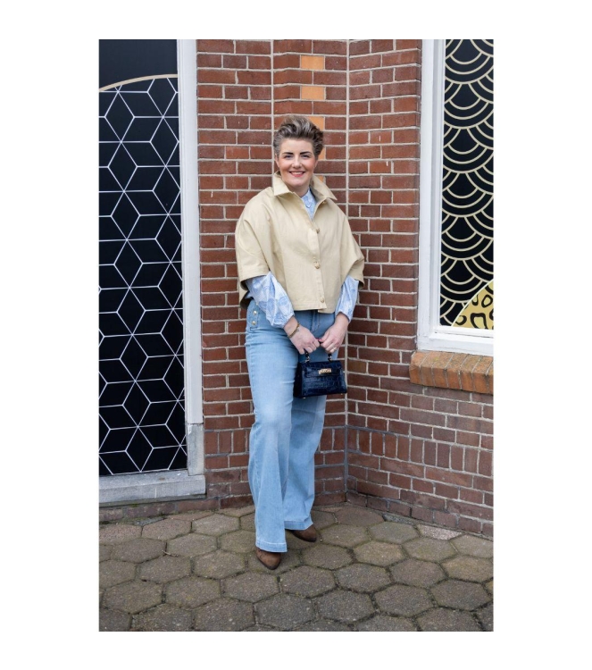 Liu Jo B.UP FLARE BUTTON H.W. 78987