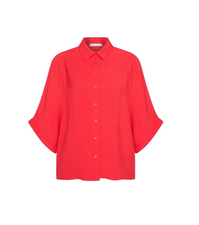 By-Bar Amsterdam sunny satin stripe blouse 1318-lollipop