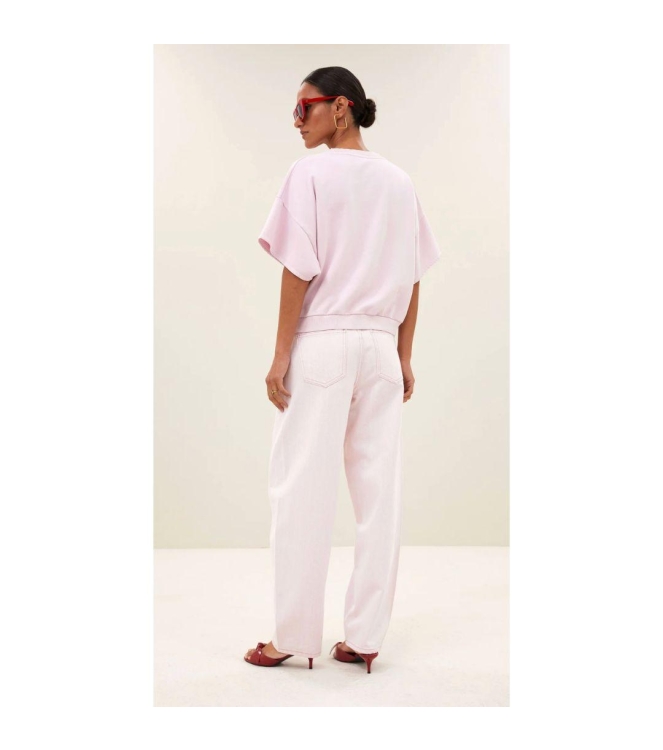 By-Bar Amsterdam begum slub jeans 359-light pink