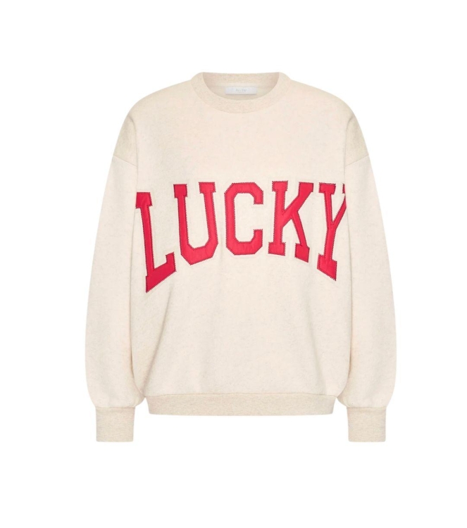 By-Bar Amsterdam bibi lucky patchwork sweater 826-oyster melee