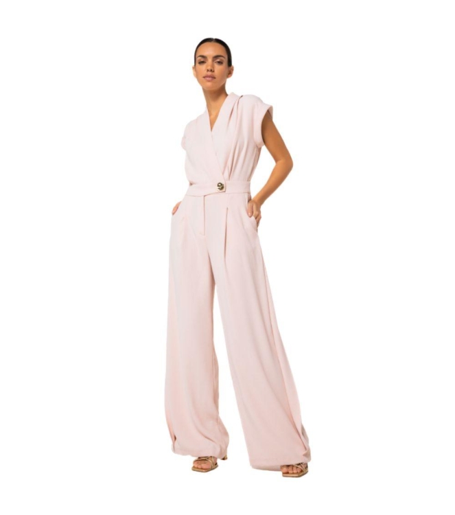 Caroline Biss Jumpsuit crepe Nude