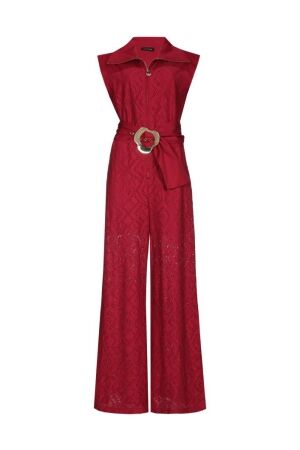 Caroline Biss Jumpsuit Dark Red