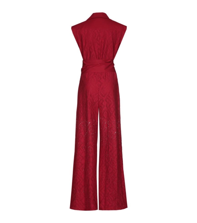 Caroline Biss Jumpsuit Dark Red