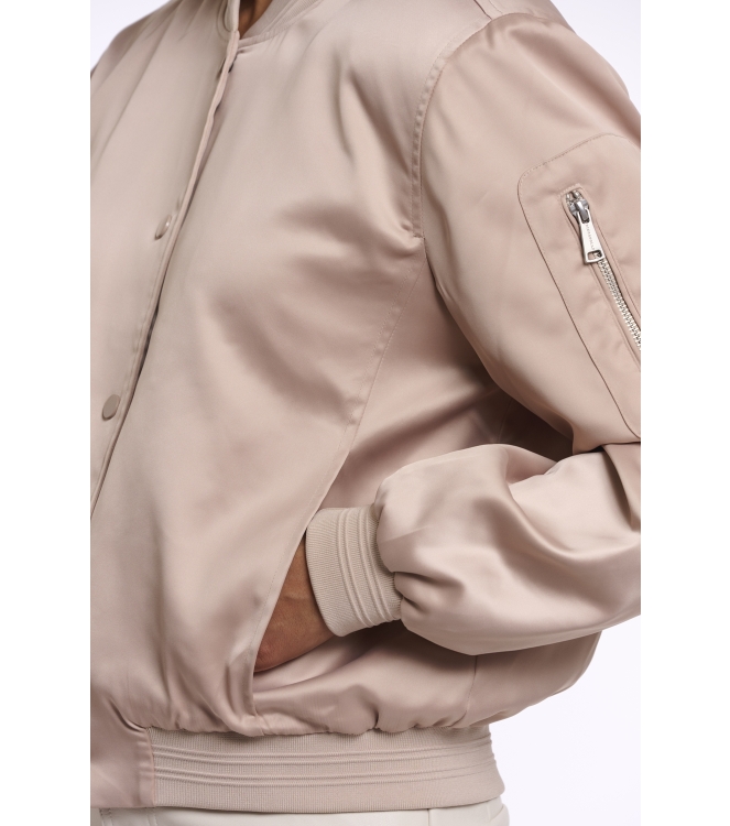 Rino en Pelle Bomber jacket 11018 smoked pearl
