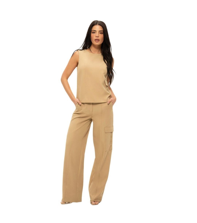 Nikkie Parlo Pants 2593 Travertine