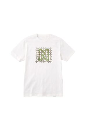 Nikkie N Chain T-Shirt 1109 Star White/Aloe Vera