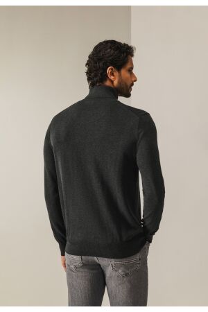 State of Art Pullover Col Plain 9800 Donkerantraciet