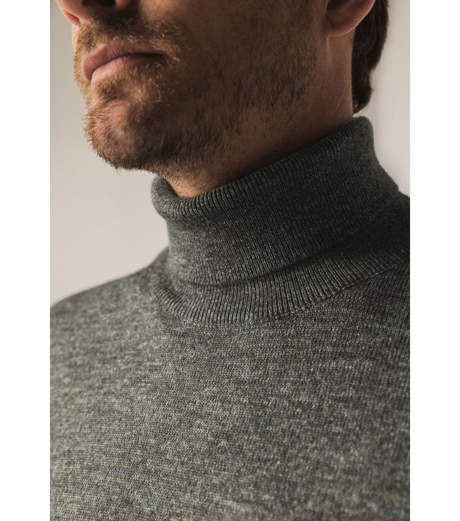 State of Art Pullover Col Plain 5688 Grijsblauw