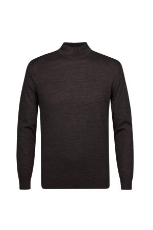 Profuomo PULLOVER MOCK NECK D BROWN H2Darkbrown