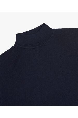 Profuomo PULLOVER MOCK NECK NAVY PNavy