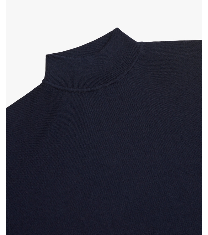 Profuomo PULLOVER MOCK NECK NAVY PNavy