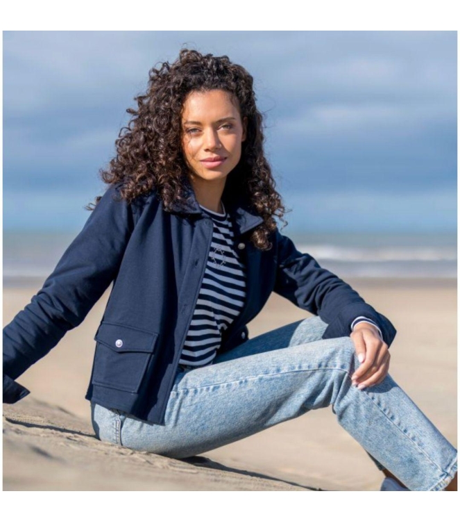 HV Polo Sweat jas HVSEmily 5001-Navy